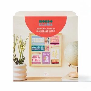 Mondo Llama Paint-by-Number Matchbook Art Kit - Multicolor